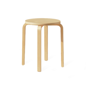 Services brown wooden stool